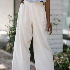 Lush Work Essentials Lennon Wide Leg Pants