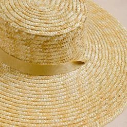 Fame Odette Ribbon Tie Straw Hat
