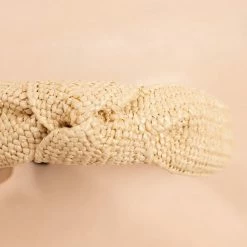 Morning Lavender Serena Knotted Straw Headband