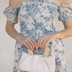 Fame Jules Wooden Handle Cloud Handbag Accessories