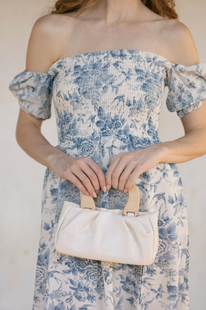 Fame Jules Wooden Handle Cloud Handbag Accessories