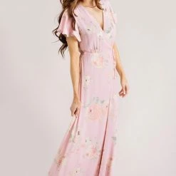 Everly Charlotte Floral Wrap Maxi Dress