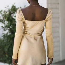 Audrey 3+1 Ria Cowl Neck Mini Dress Clothing