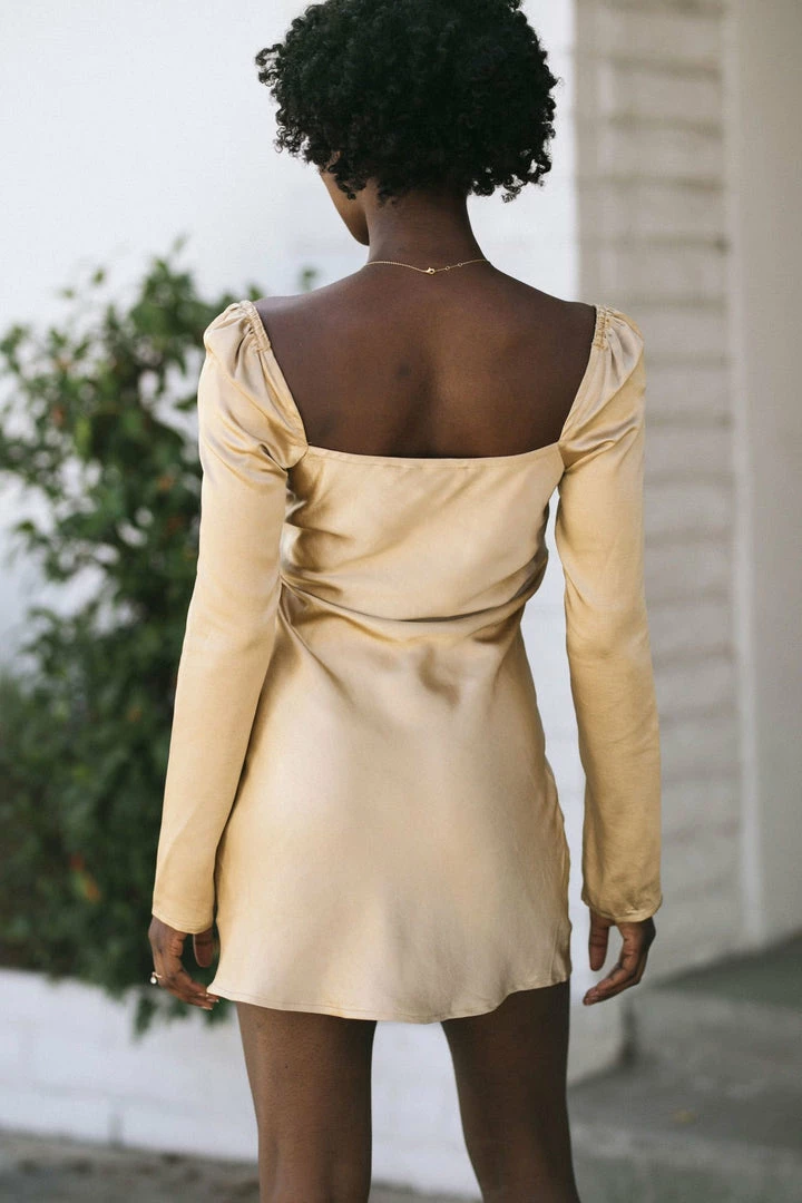 Audrey 3+1 Ria Cowl Neck Mini Dress Clothing