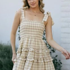 Storia Clothing Andie Tie Shoulder Dress