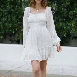 Papermoon Becky Crinkled Mini Dress