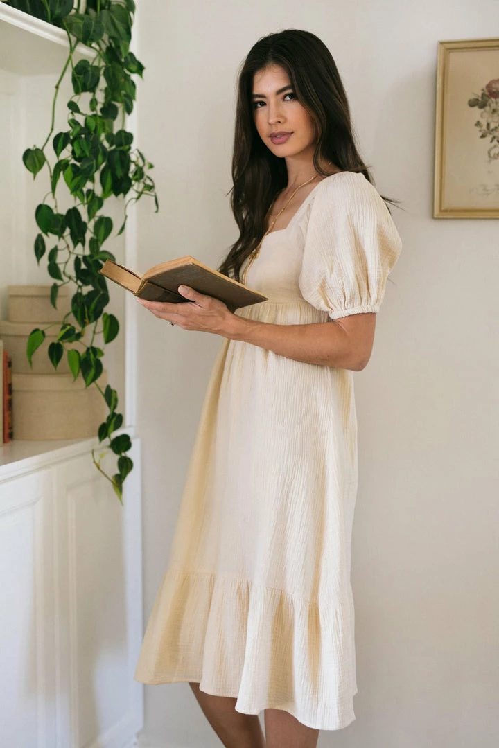 In Loom Best Sellers Belinda Babydoll Midi Dress