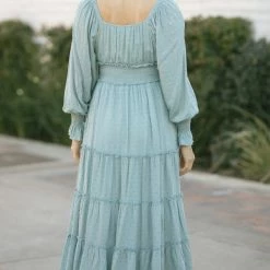 In Loom Joanne Smocked Dotted Midi Dress