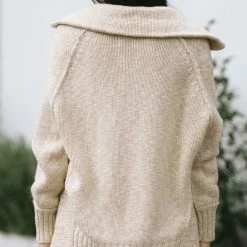 Lush Cassie Lapel Knit Cardigan