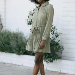 Blu Pepper Elaine Mini Shirt Dress Clothing