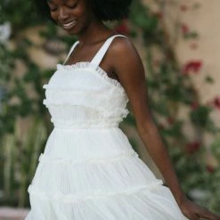 Just Me Alana Tulle Mini Dress