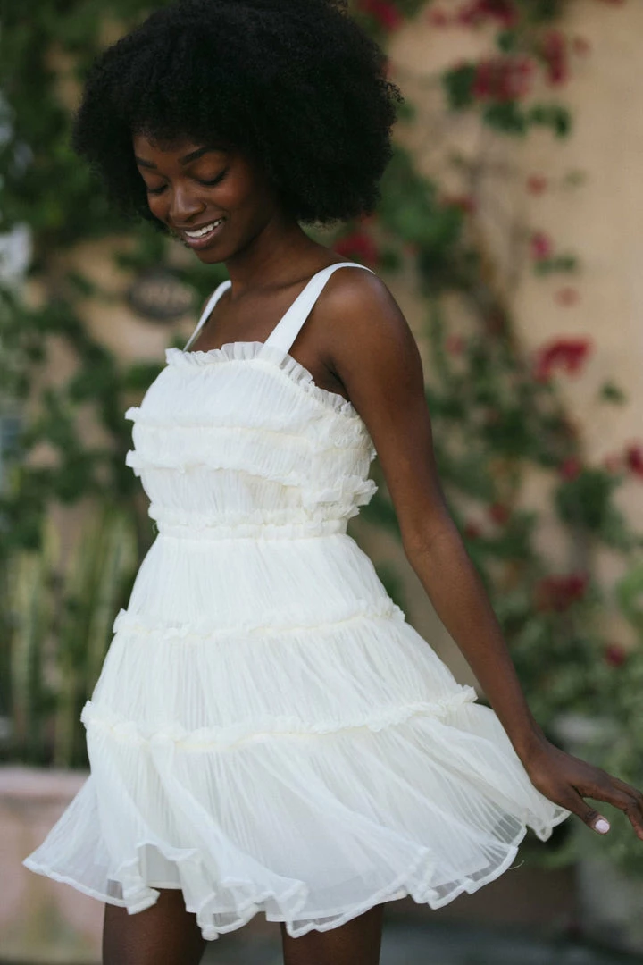 Just Me Alana Tulle Mini Dress