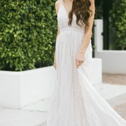 Aakaa Justine Lace Maxi Dress