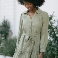 Blu Pepper Elaine Mini Shirt Dress Clothing