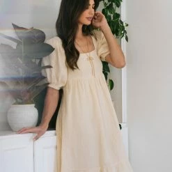 In Loom Best Sellers Belinda Babydoll Midi Dress