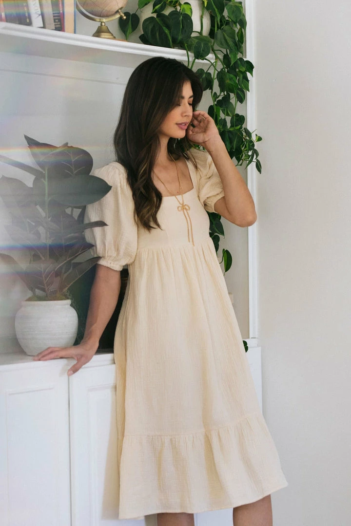 In Loom Best Sellers Belinda Babydoll Midi Dress