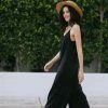 Lush Clarke V-Neck Flowy Jumpsuit Clothing