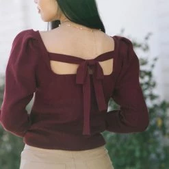 Blue Ivy Emmette Square Neck Sweater Work Essentials