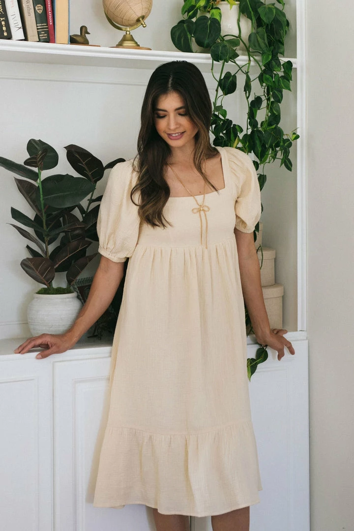 In Loom Best Sellers Belinda Babydoll Midi Dress