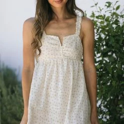 Storia Brenda Tie Back Mini Dress Clothing