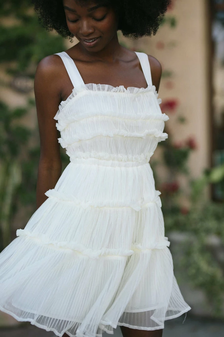 Just Me Alana Tulle Mini Dress