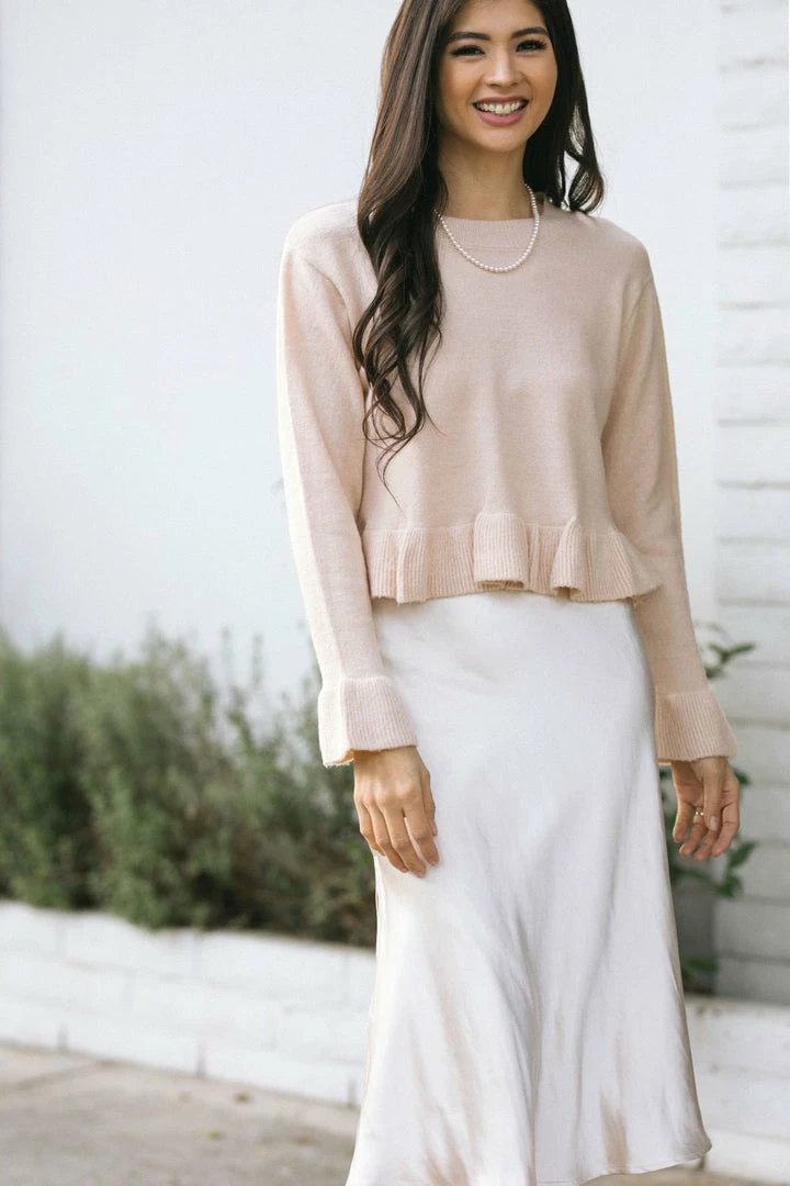 Dress Forum Candice Ruffled Sweater Work Essentials