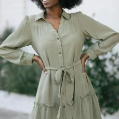 Blu Pepper Elaine Mini Shirt Dress Clothing