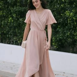 Soieblu Bridal Danielle Surplice Wrap Dress