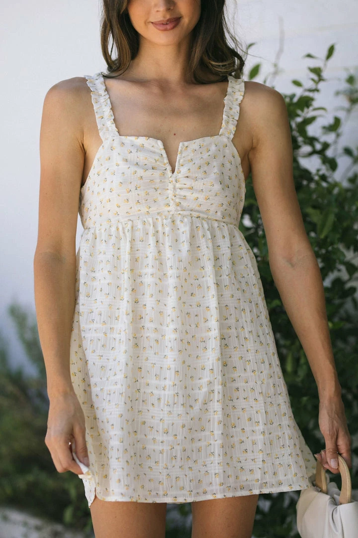 Storia Brenda Tie Back Mini Dress Clothing