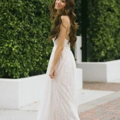 Aakaa Justine Lace Maxi Dress