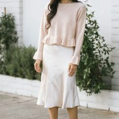 Dress Forum Candice Ruffled Sweater Work Essentials