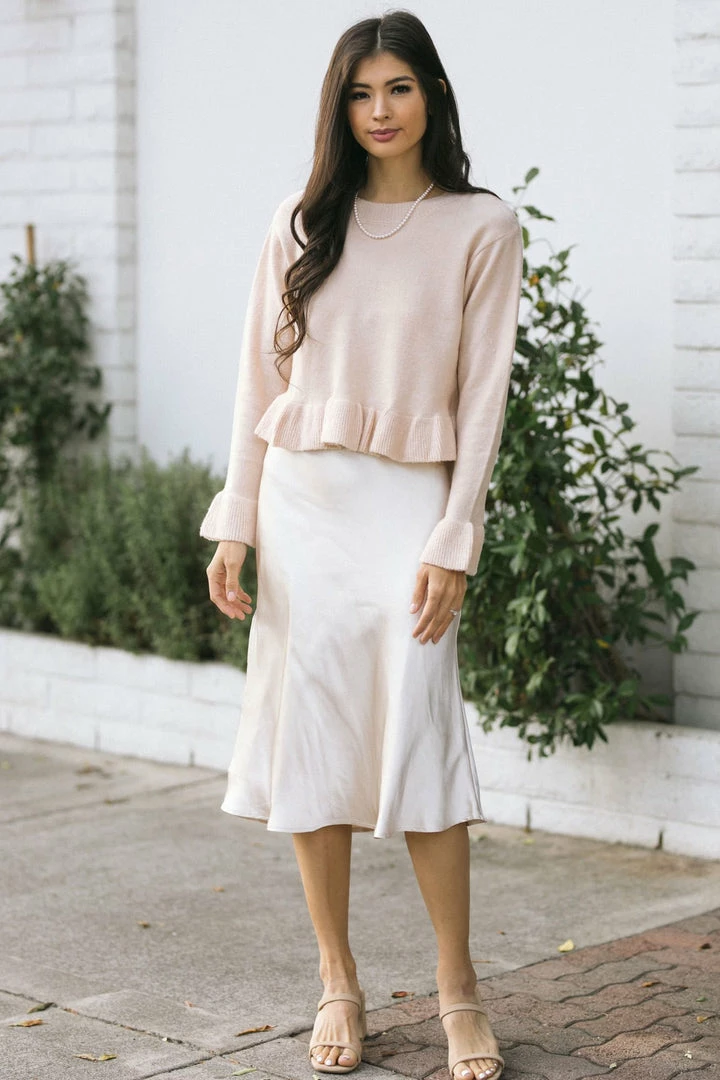 Dress Forum Candice Ruffled Sweater Work Essentials