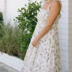 Storia Christina Smocked Maxi Dress