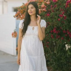 In Loom Camille Tiered Eyelet Dress