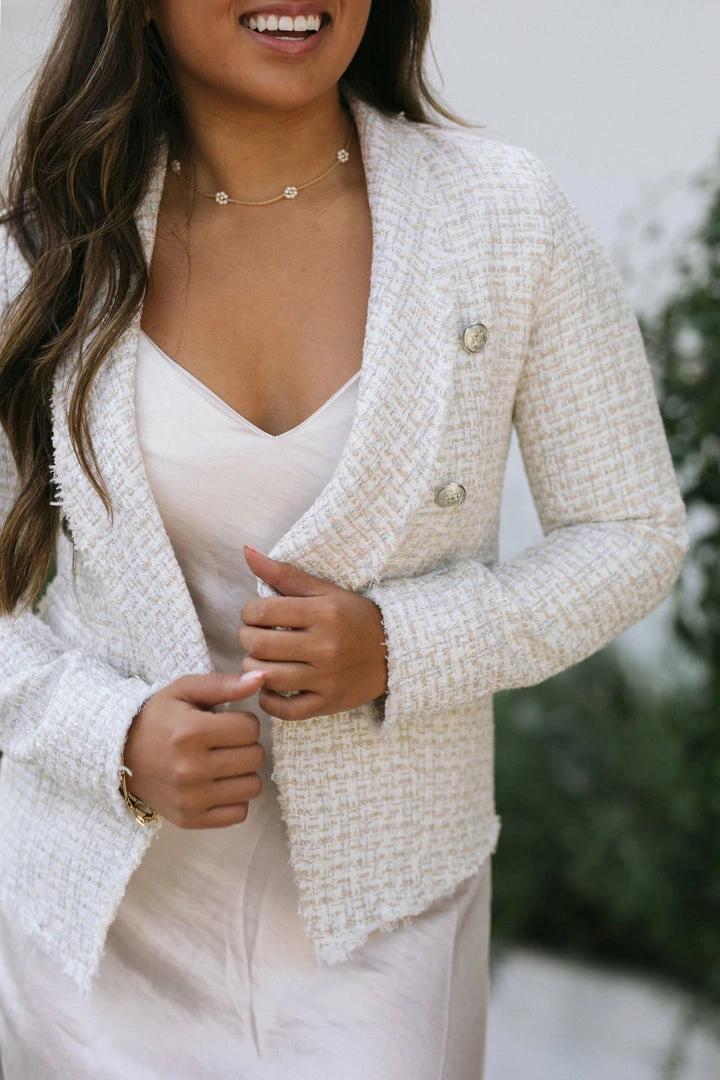 Fore Collection Arabella Tweed Blazer