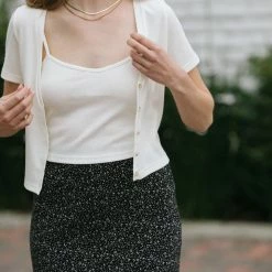 Paper Crane Blanca Buttoned Shirt Set