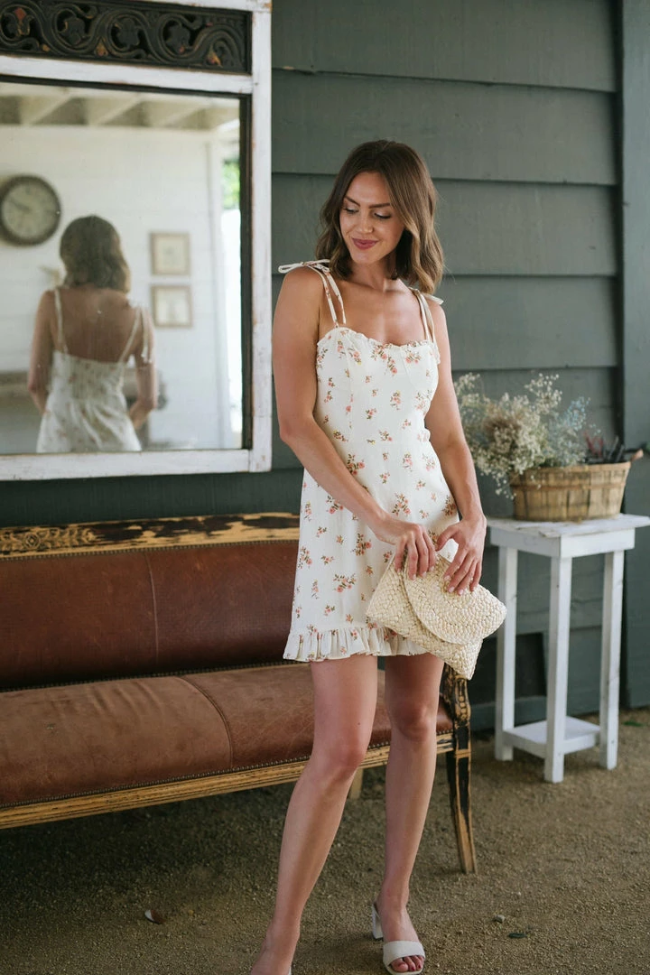 Audrey 3+1 Cameron Sweetheart Mini Dress Clothing