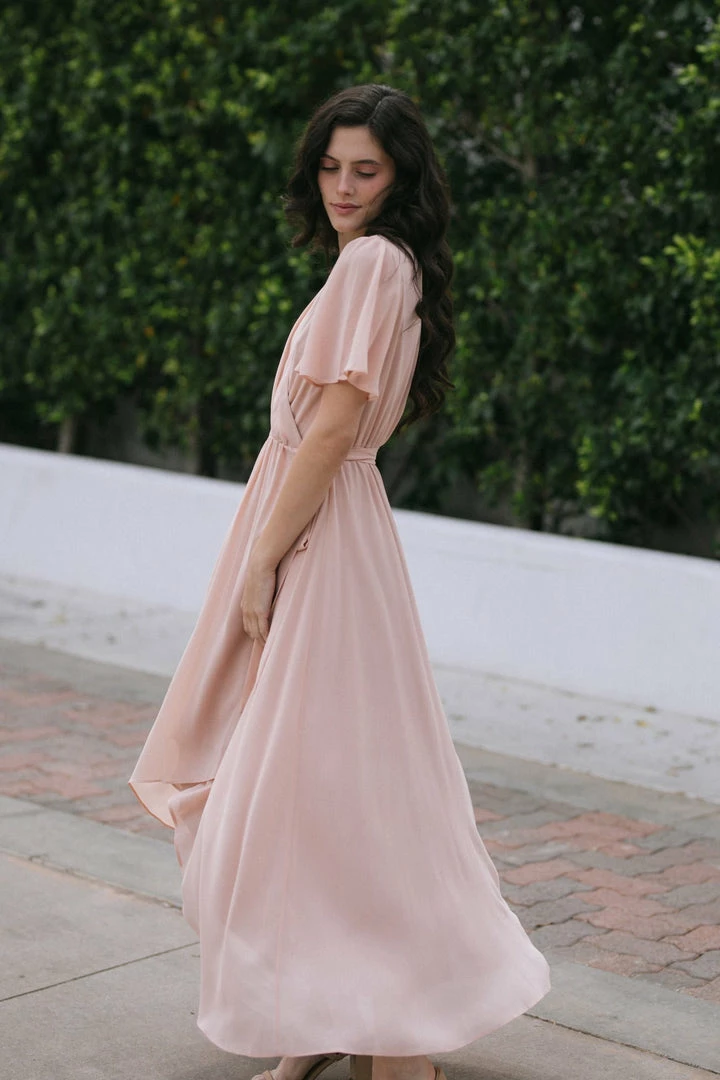 Soieblu Bridal Danielle Surplice Wrap Dress