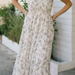 Storia Christina Smocked Maxi Dress