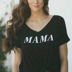 Hyfve Beatrice Mama V-Neck T-Shirt Basics