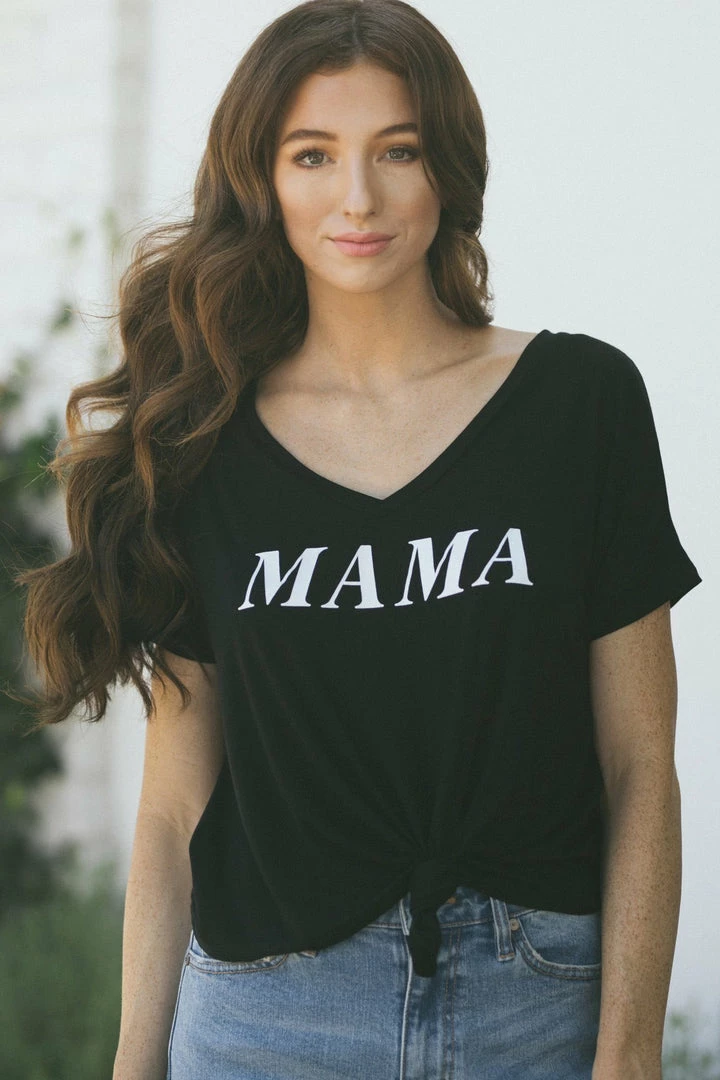 Hyfve Beatrice Mama V-Neck T-Shirt Basics