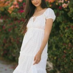 In Loom Camille Tiered Eyelet Dress