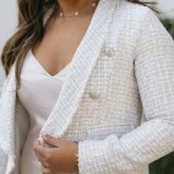 Fore Collection Arabella Tweed Blazer