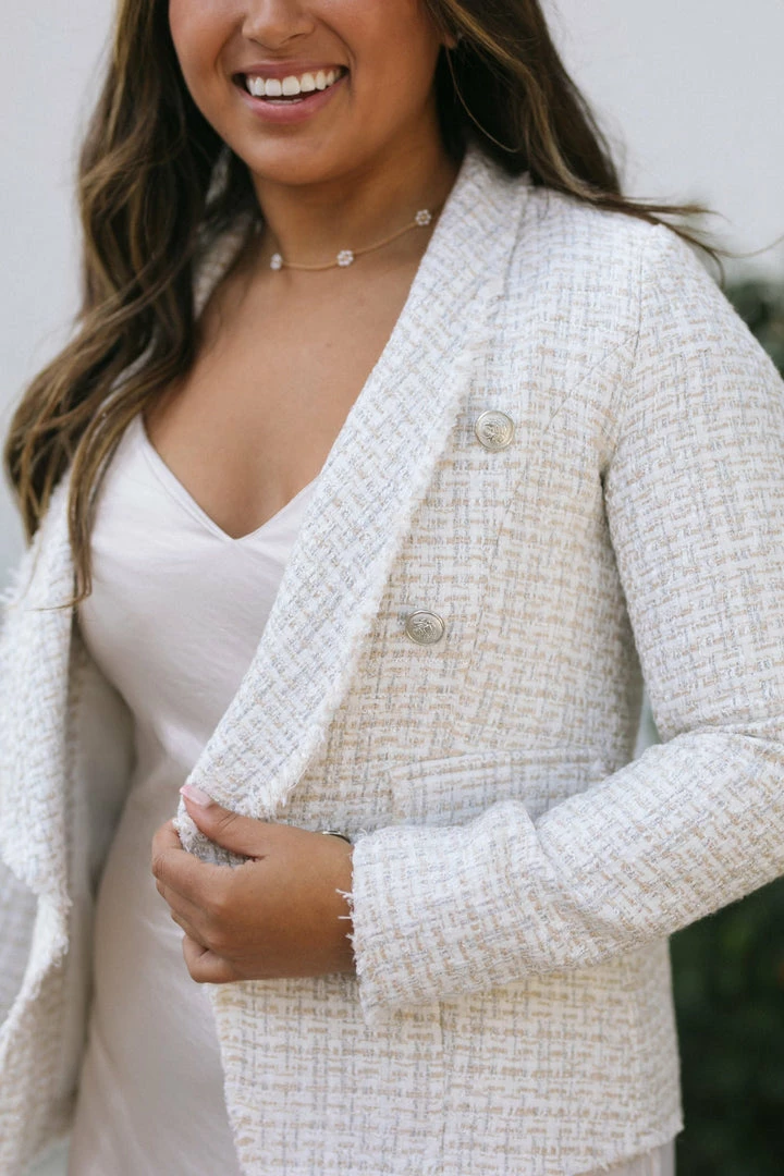 Fore Collection Arabella Tweed Blazer