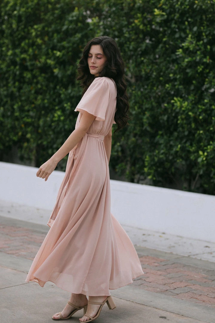 Soieblu Bridal Danielle Surplice Wrap Dress