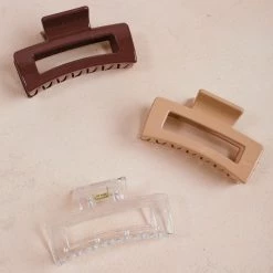 Fame Sara Rectangle Claw Hair Clip