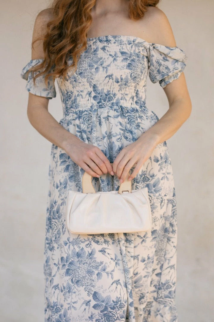 Fame Jules Wooden Handle Cloud Handbag Accessories