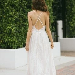 Aakaa Justine Lace Maxi Dress
