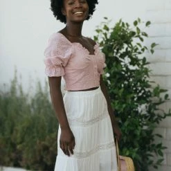 HYFVE Clara Sweetheart Crop Top Clothing