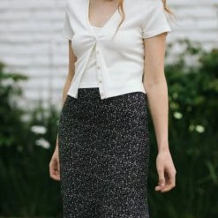 Paper Crane Blanca Buttoned Shirt Set